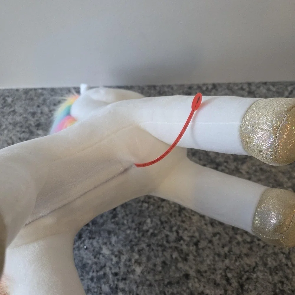 GUND My Magical Light & Sound Unicorn Plush Stuffed Animal Toy White Gold Medium